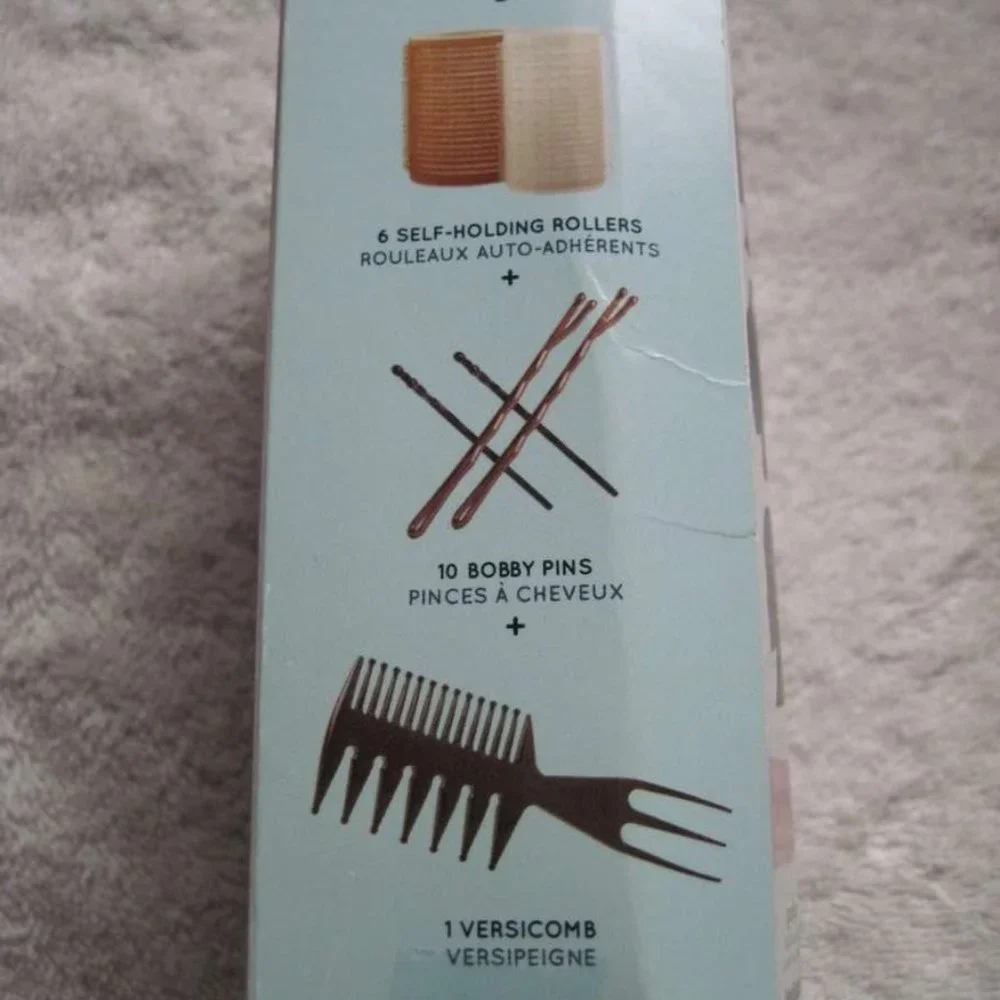 Goody Simple Styles Beach Wave Kit 6 Hook Loop Rollers Versi Comb 10 Bobby Pins